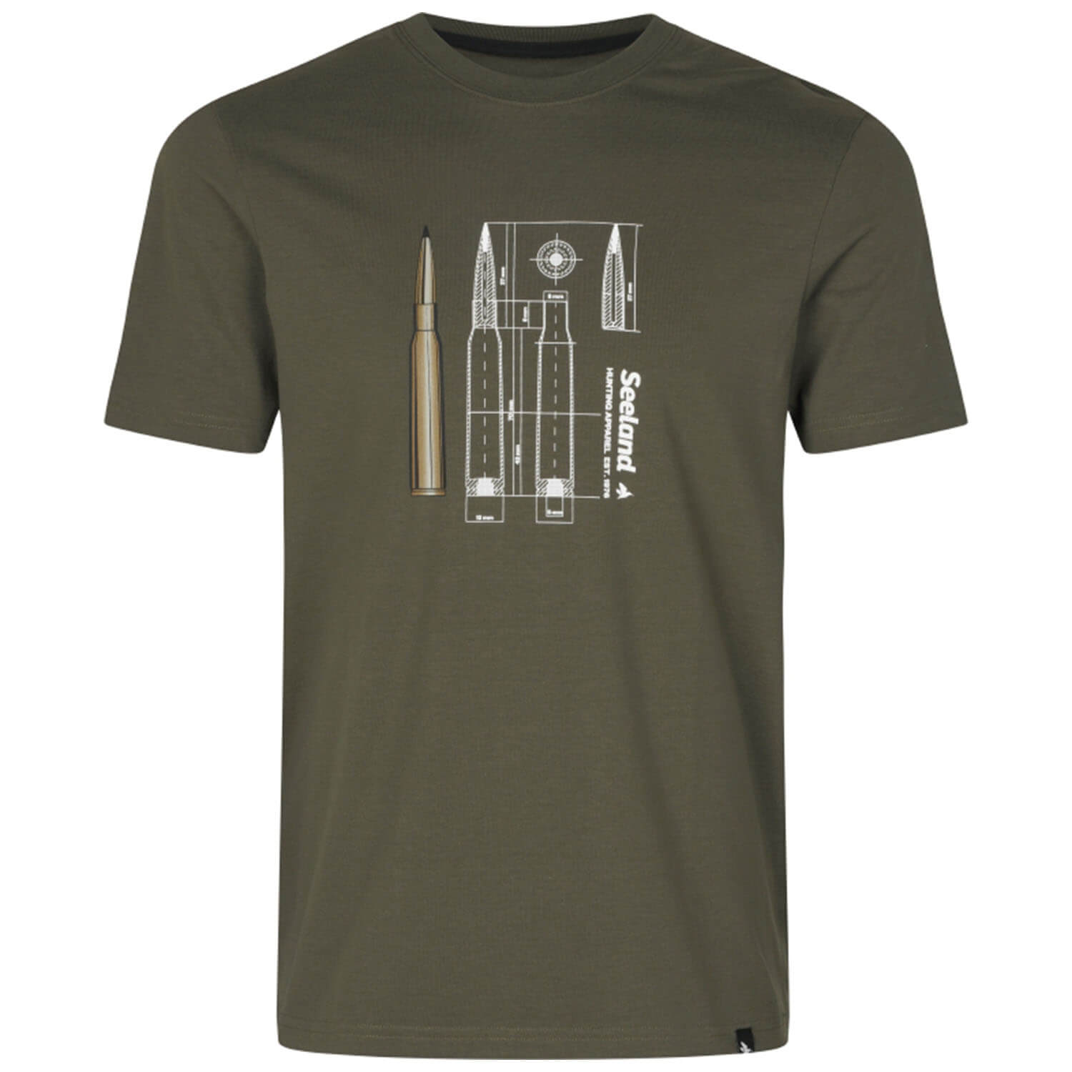  Seeland T-shirt Kogel (Druivenblad) - Jachtshirts