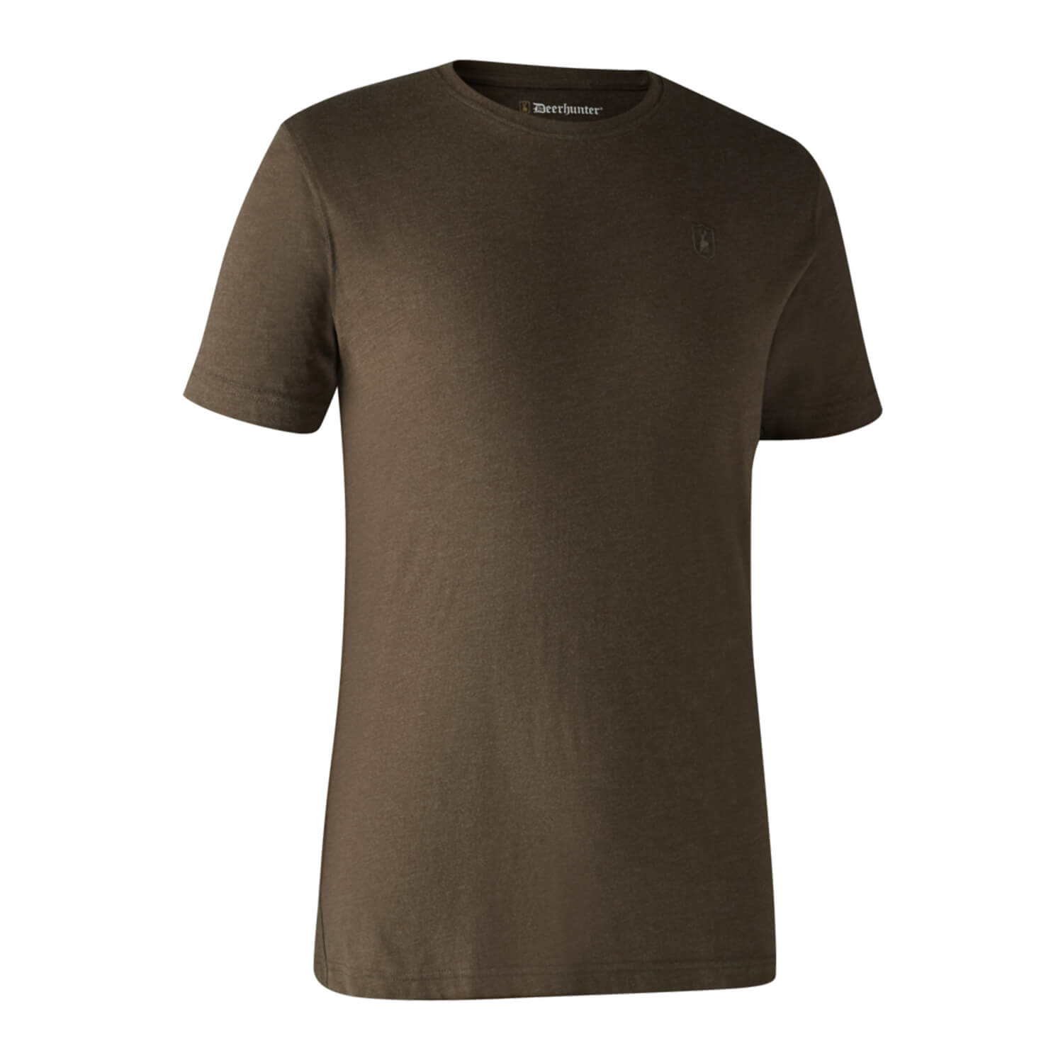  Deerhunter Basic T-shirt 2-pack (bruin/grijs)