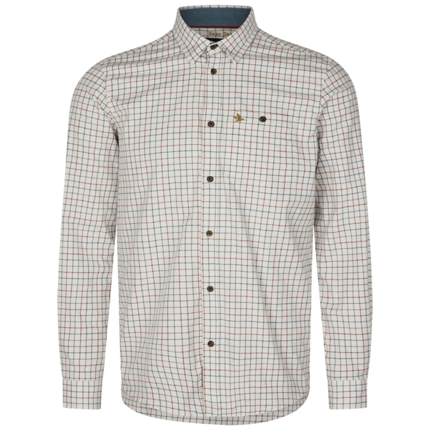  Seeland Oxford jachthemd (Grape Leaf/Terracotta Check) - Overhemden