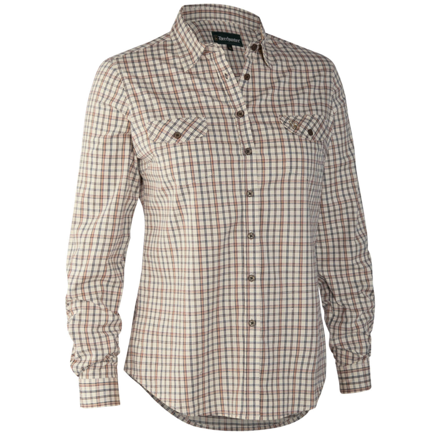  Deerhunter Lady Harper jachthemd (Groene ruit) - Blouses & shirts