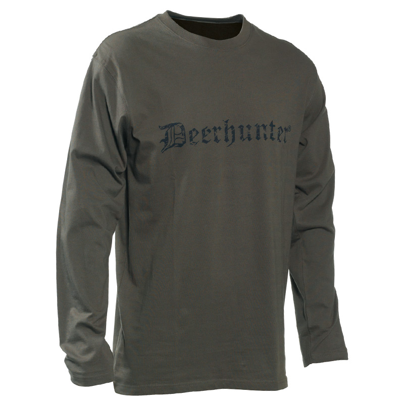  Deerhunter Logo shirt met lange mouwen