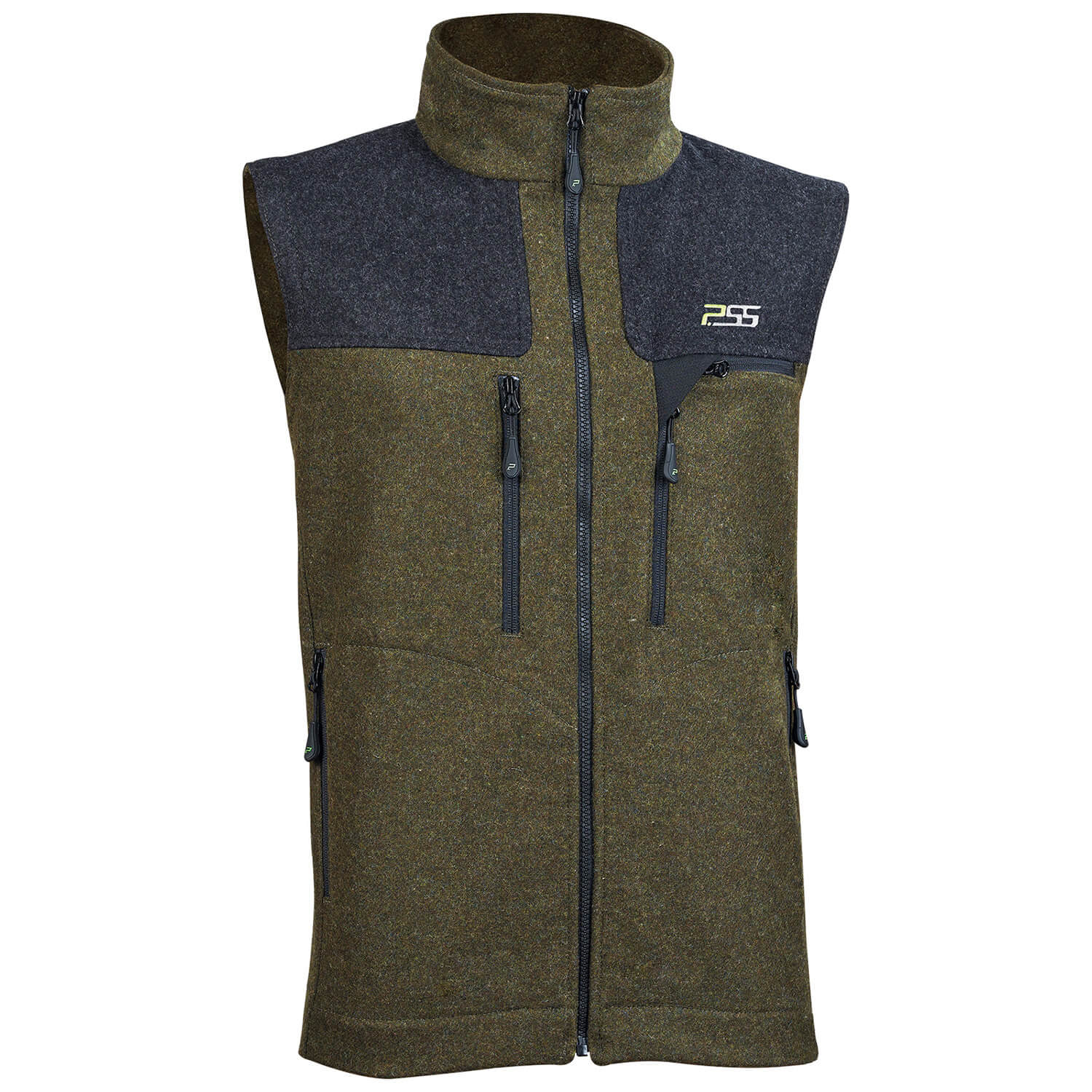  P.SS Loden vest X-treme (groen) - Jachtvesten