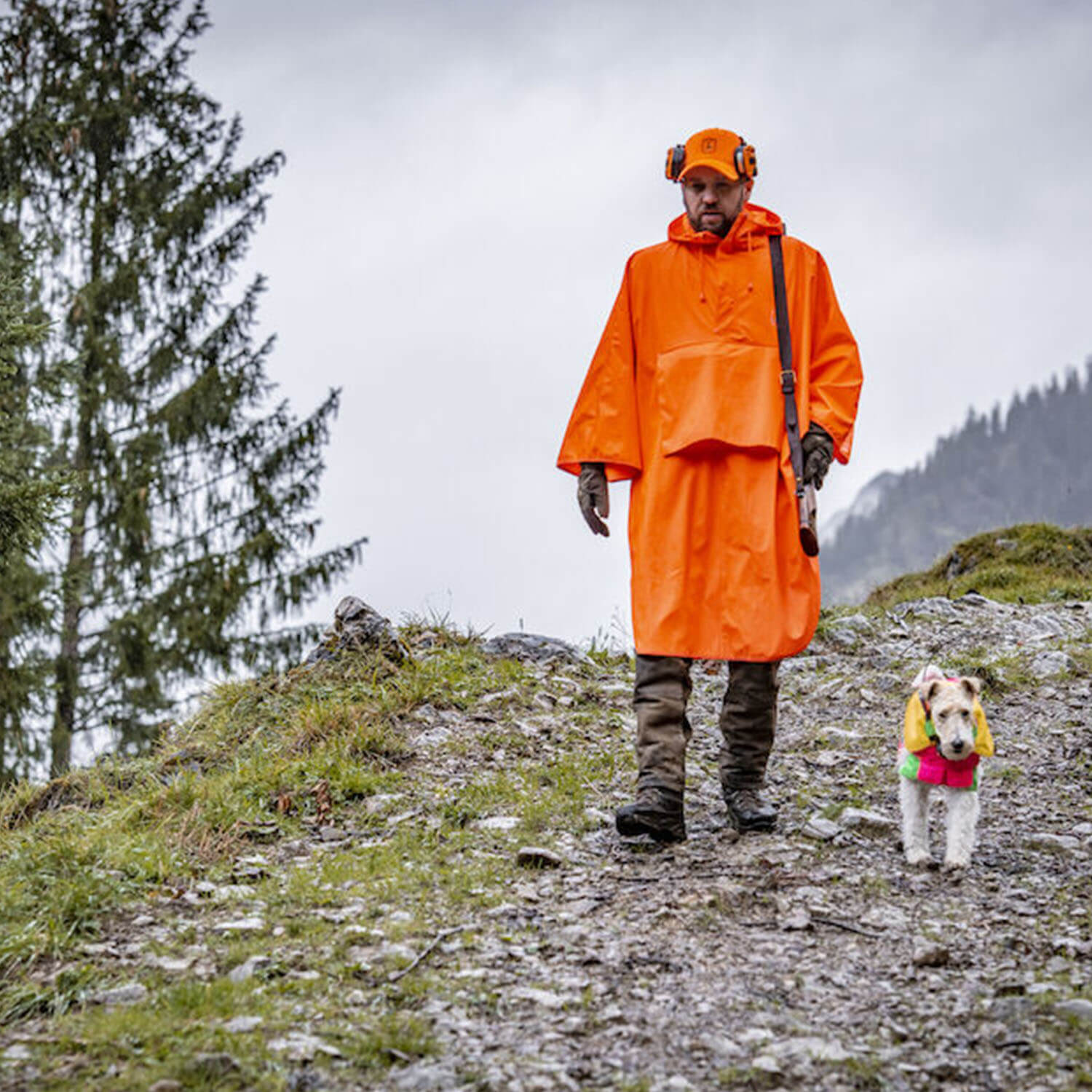  Deerhunter Hurricane regenponcho (oranje)