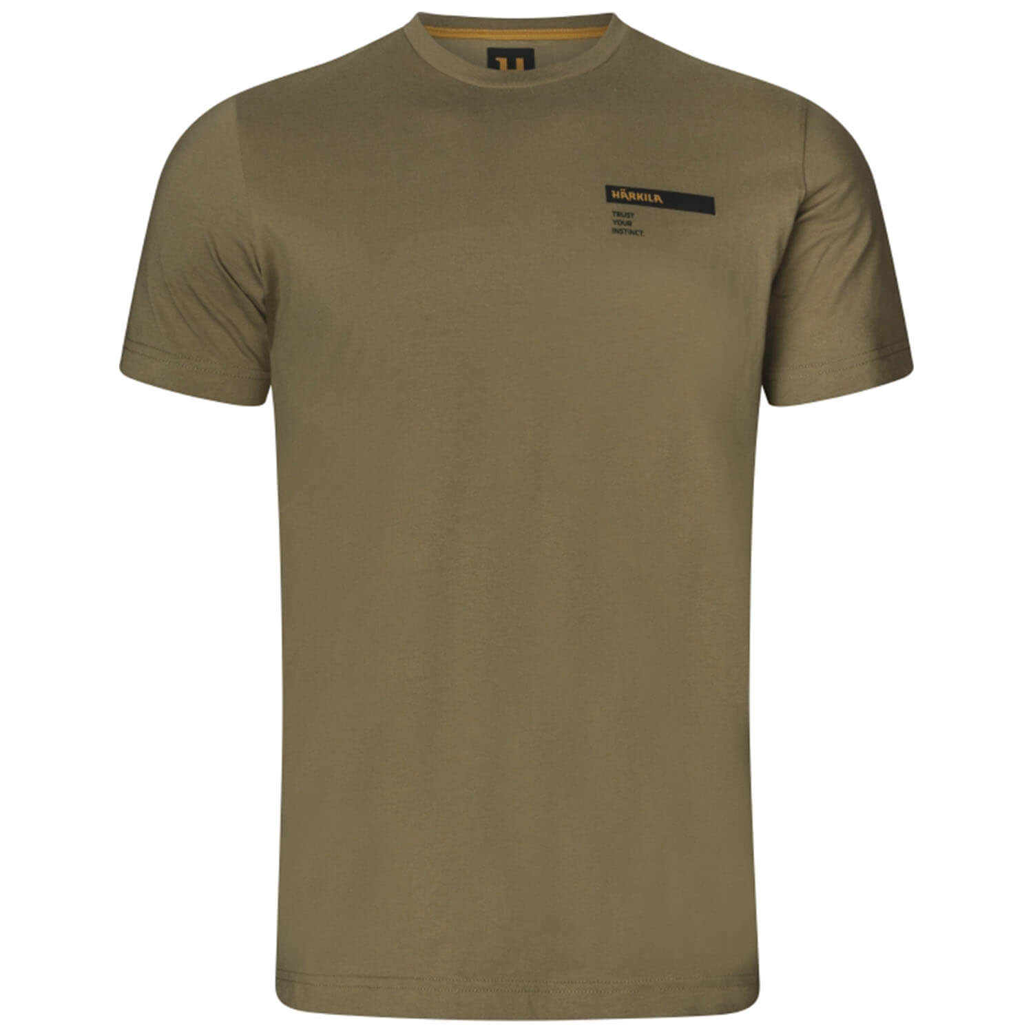  Härkila T-Shirt Logo Merk (Donker Antiek Brons) - Jachtshirts