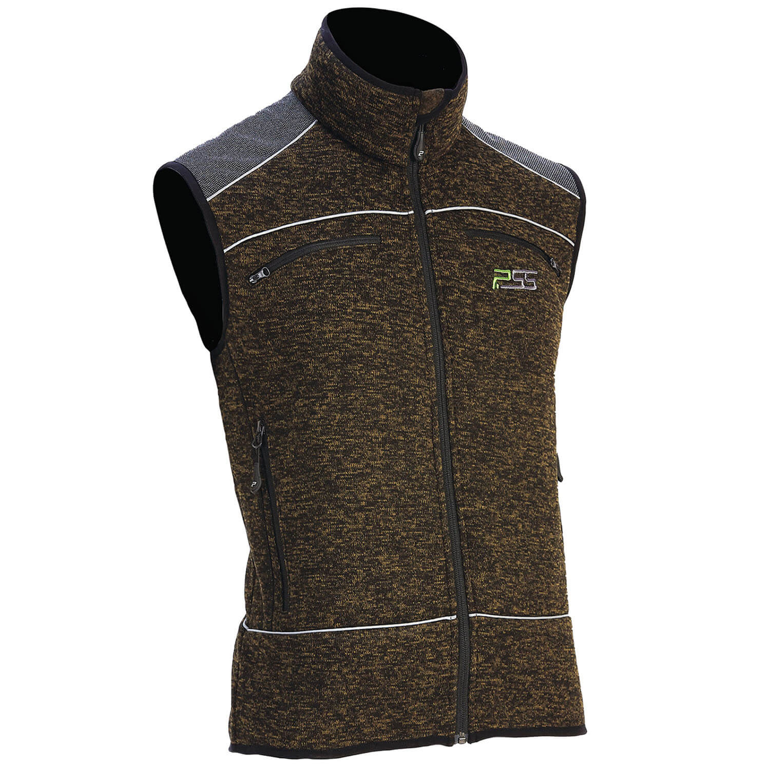  P.SS Nordic Gebreid vest X-treme (groen) - Jachtvesten