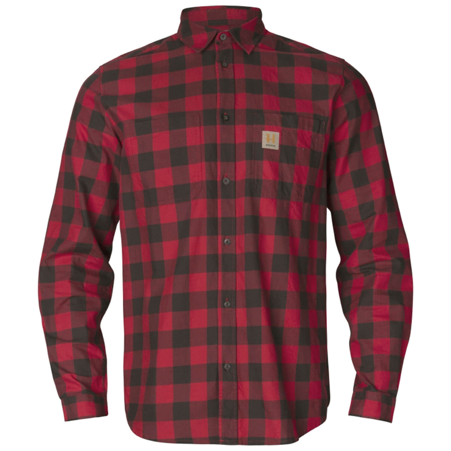  Härkila Jachthemd Scandinavisch (Rood Ruitje) - Overhemden