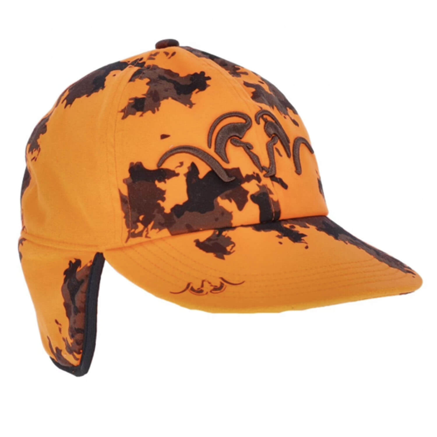  Black Fire Cap geïsoleerd (Blaze Orange Camo)