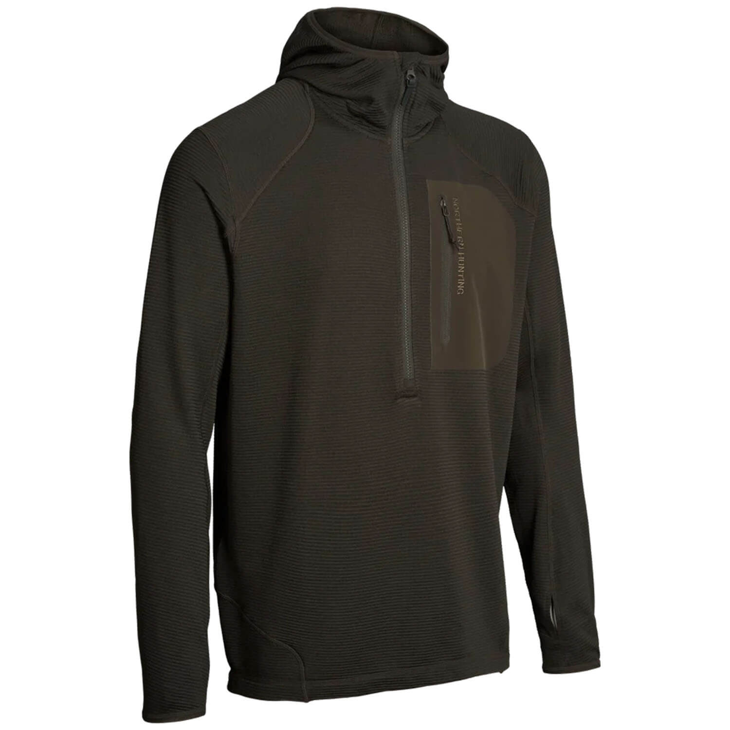  Northern Hunting Half-Zip Rolf (Donkergroen) - Jachtshirts